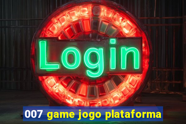 007 game jogo plataforma